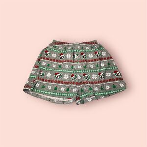 Buc-ee's Christmas Sleep PJ Shorts Size Small